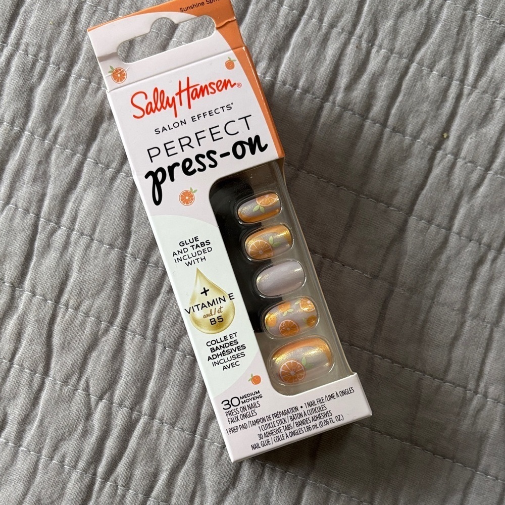 Sally Hansen Salon Effects Perfect Press-On Nails - Sunshine Spritz (Medium)